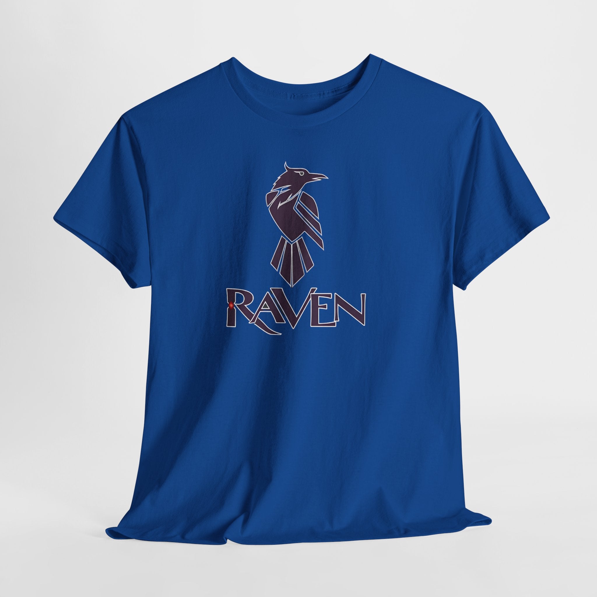 Teen Titans Raven Graphic Tee — Purple Geometric Raven Shirt