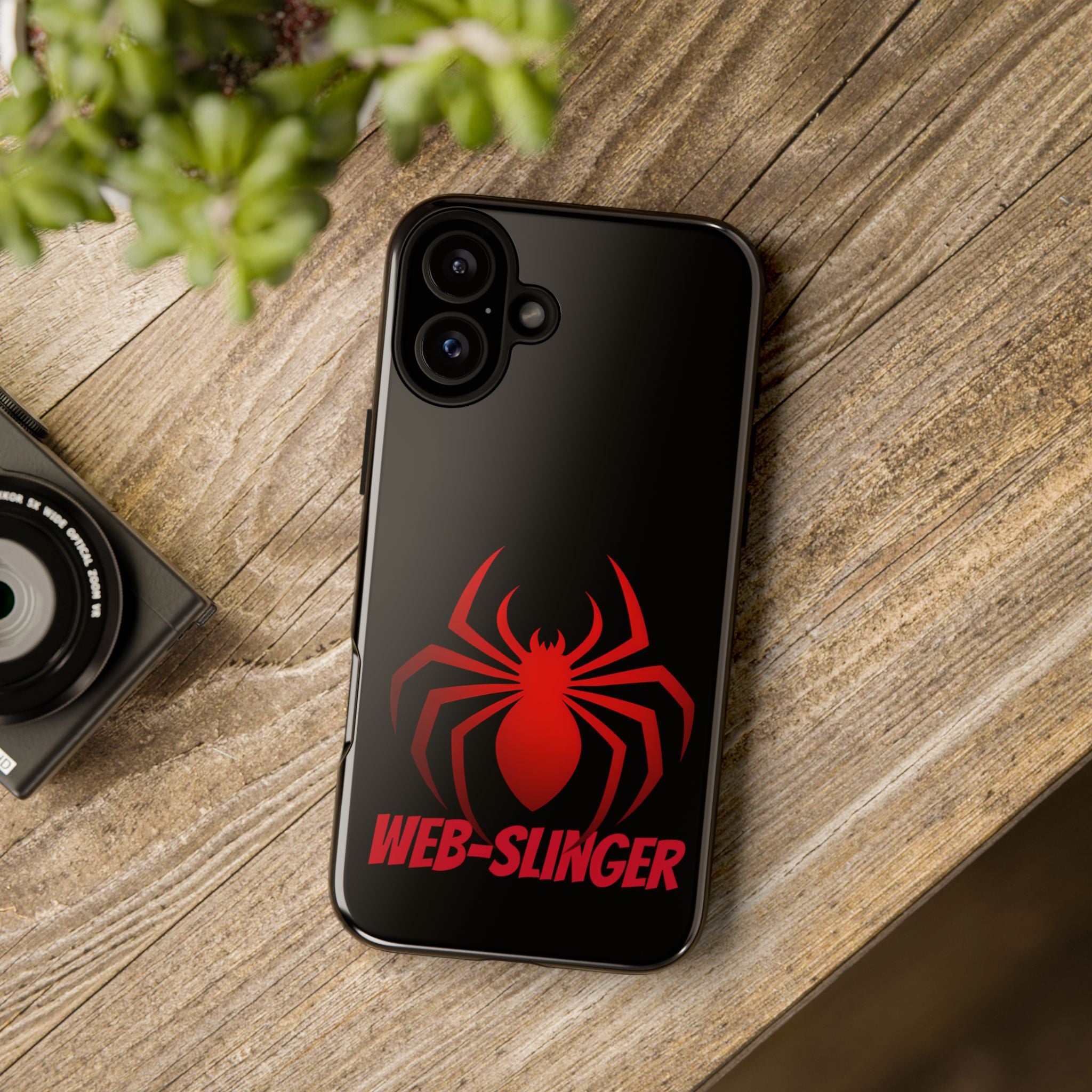 Red Spiderman Hard iPhone Case