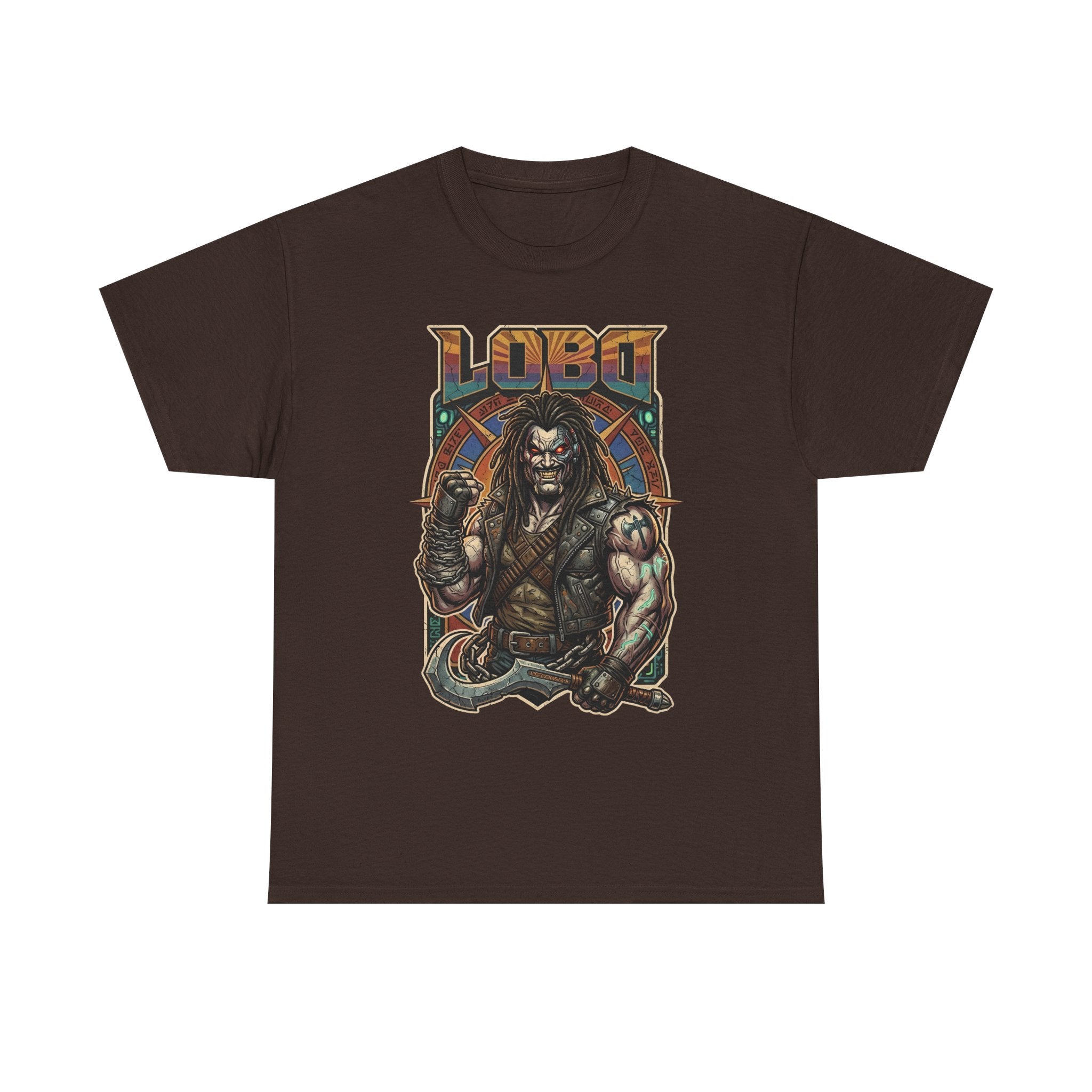 Lobo Warrior Graphic Tee – Jason Momoa’s DCU Czarnian Bounty Hunter T‑Shirt