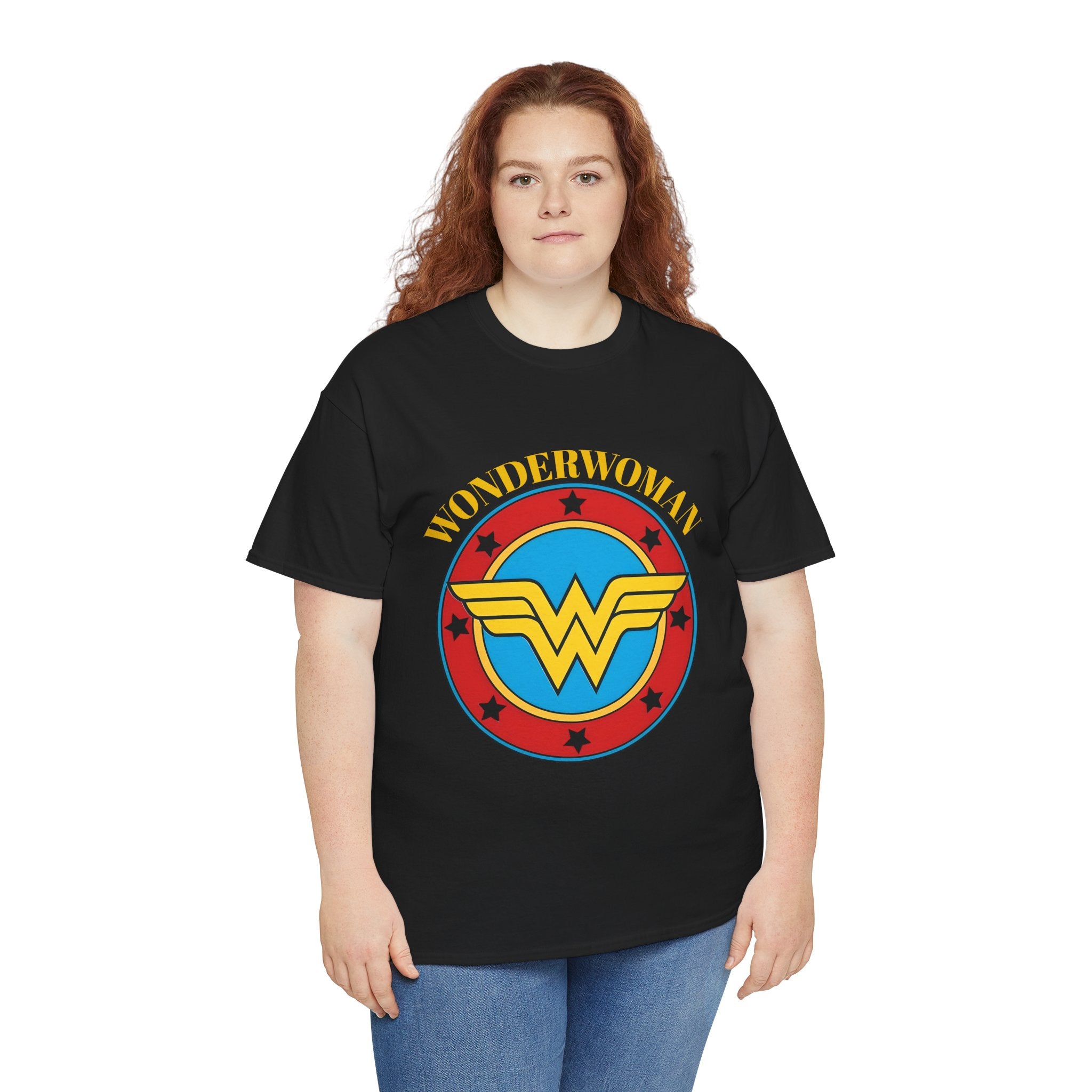 Wonder Woman Retro Logo Unisex T-Shirt - Classic DC Justice League Amazon Warrior Emblem Shirt