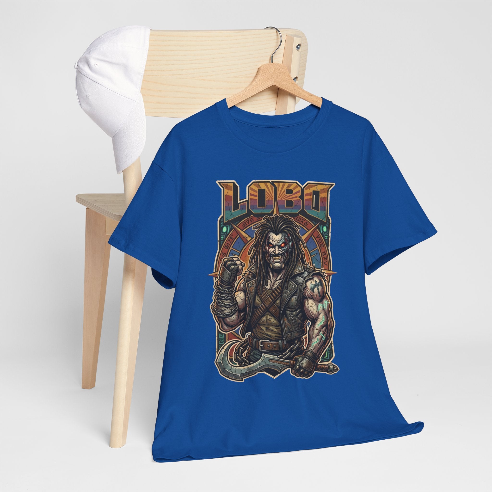 Lobo Warrior Graphic Tee – Jason Momoa’s DCU Czarnian Bounty Hunter T‑Shirt