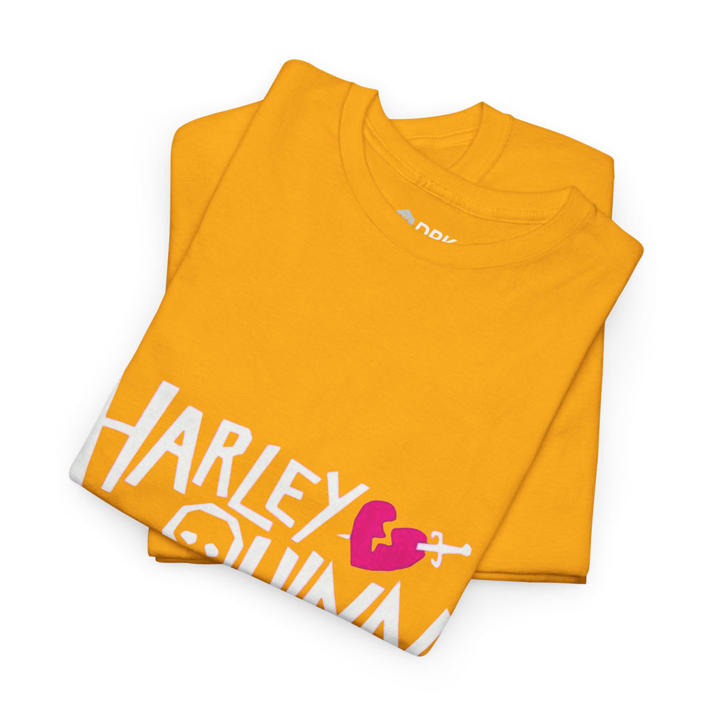 Harley Quinn Skull Heart Shirt – DC Comics Villain Graphic Tee