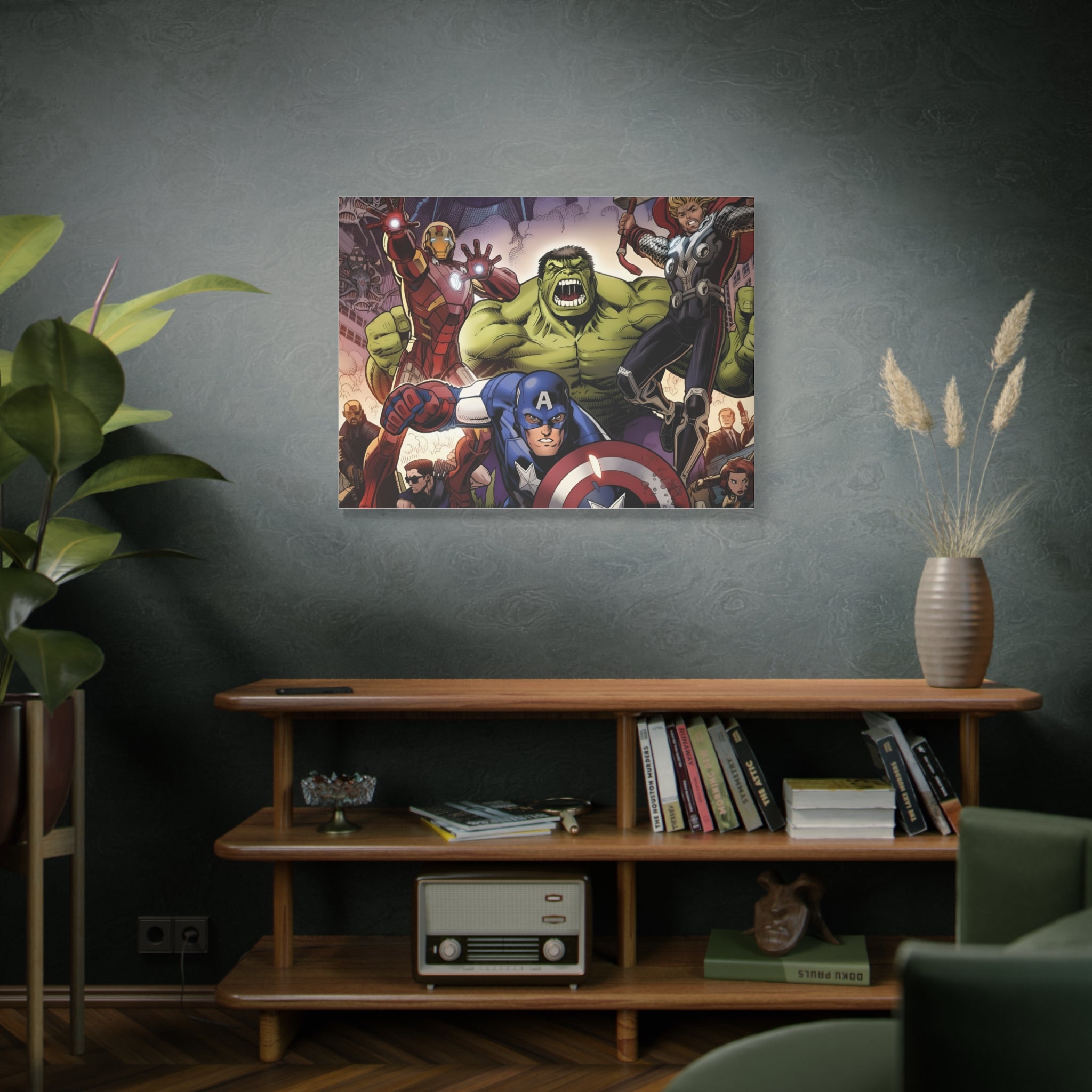 Superhero Canvas Art - Avengers Wall Decor