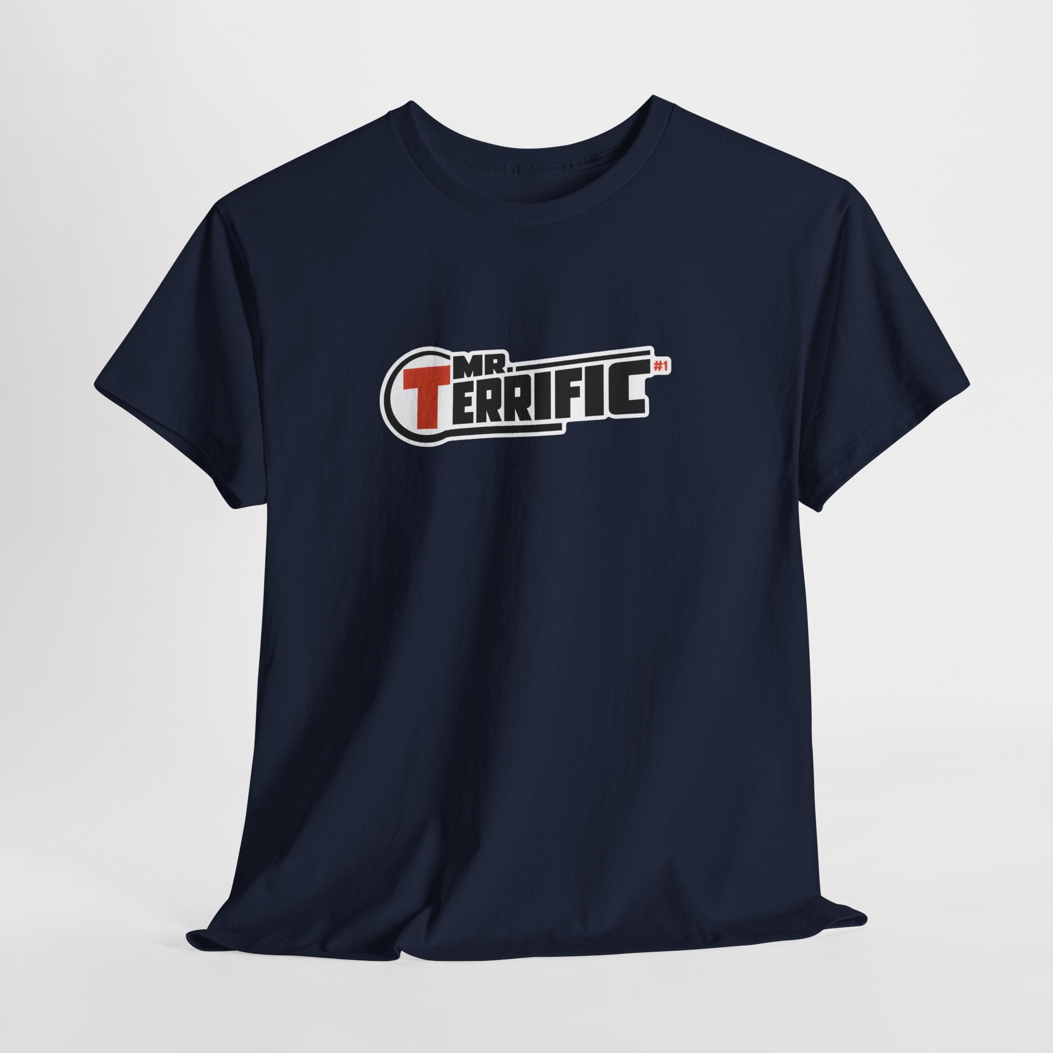 DC Mr. Terrific Graphic Tee — Comic Logo Unisex T-Shirt