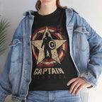 Captain America Vintage Star Shield Unisex T-Shirt