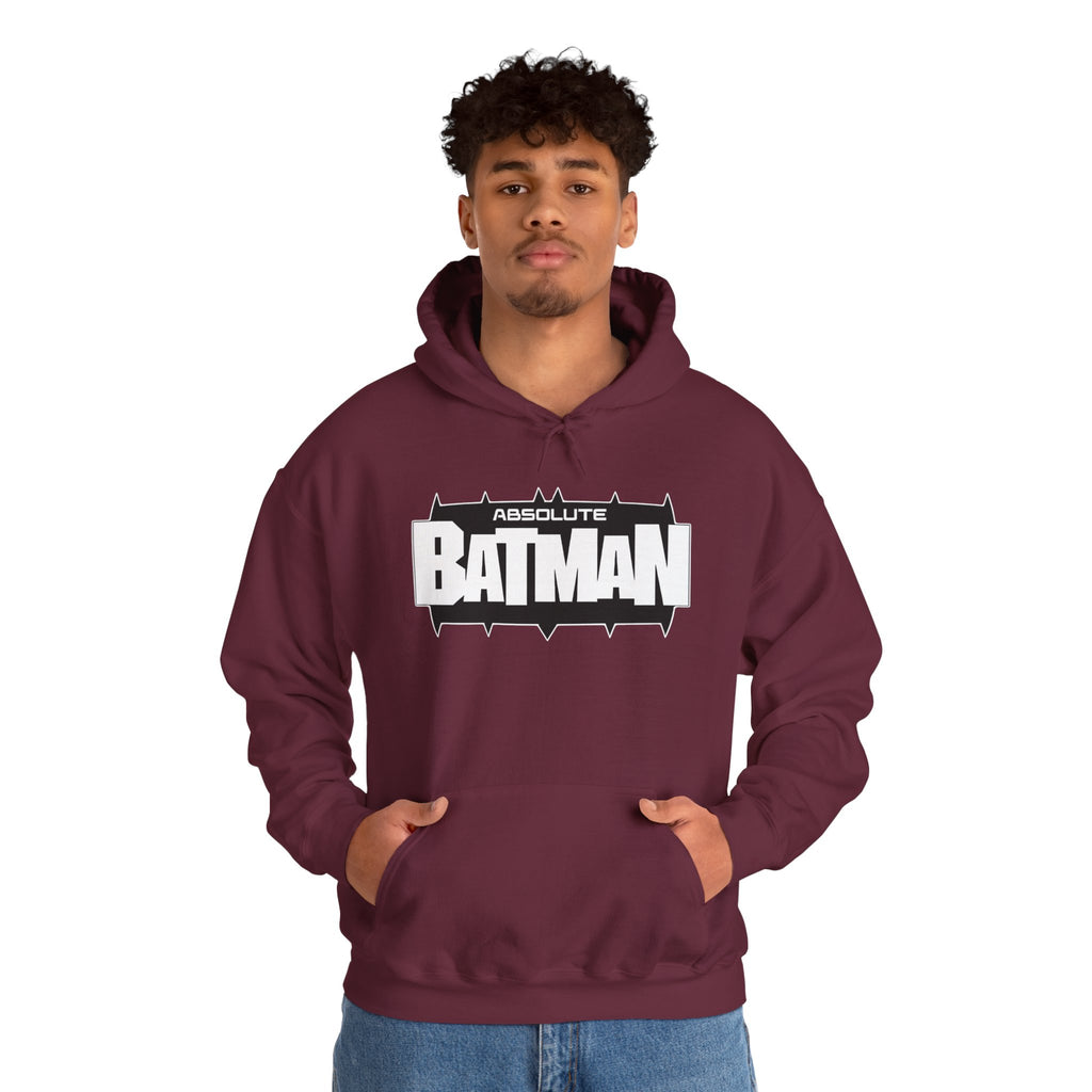 Absolute Batman Logo Unisex Hoodie – Gotham Knight Heavy Bat Graphic Hoodie