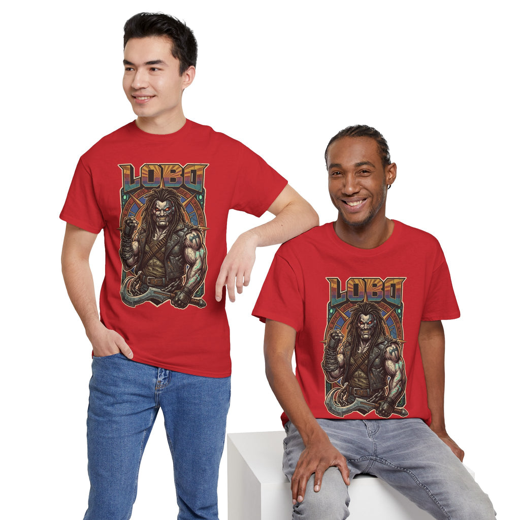 Lobo Warrior Graphic Tee – Jason Momoa’s DCU Czarnian Bounty Hunter T‑Shirt