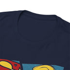 DC Girls Superhero Collage T‑Shirt — Wonder Woman, Supergirl & Batgirl Comic Tee