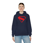 Kingdom Come Superman Logo Hoodie — Vintage Brandon Routh S Shield Sweatshirt