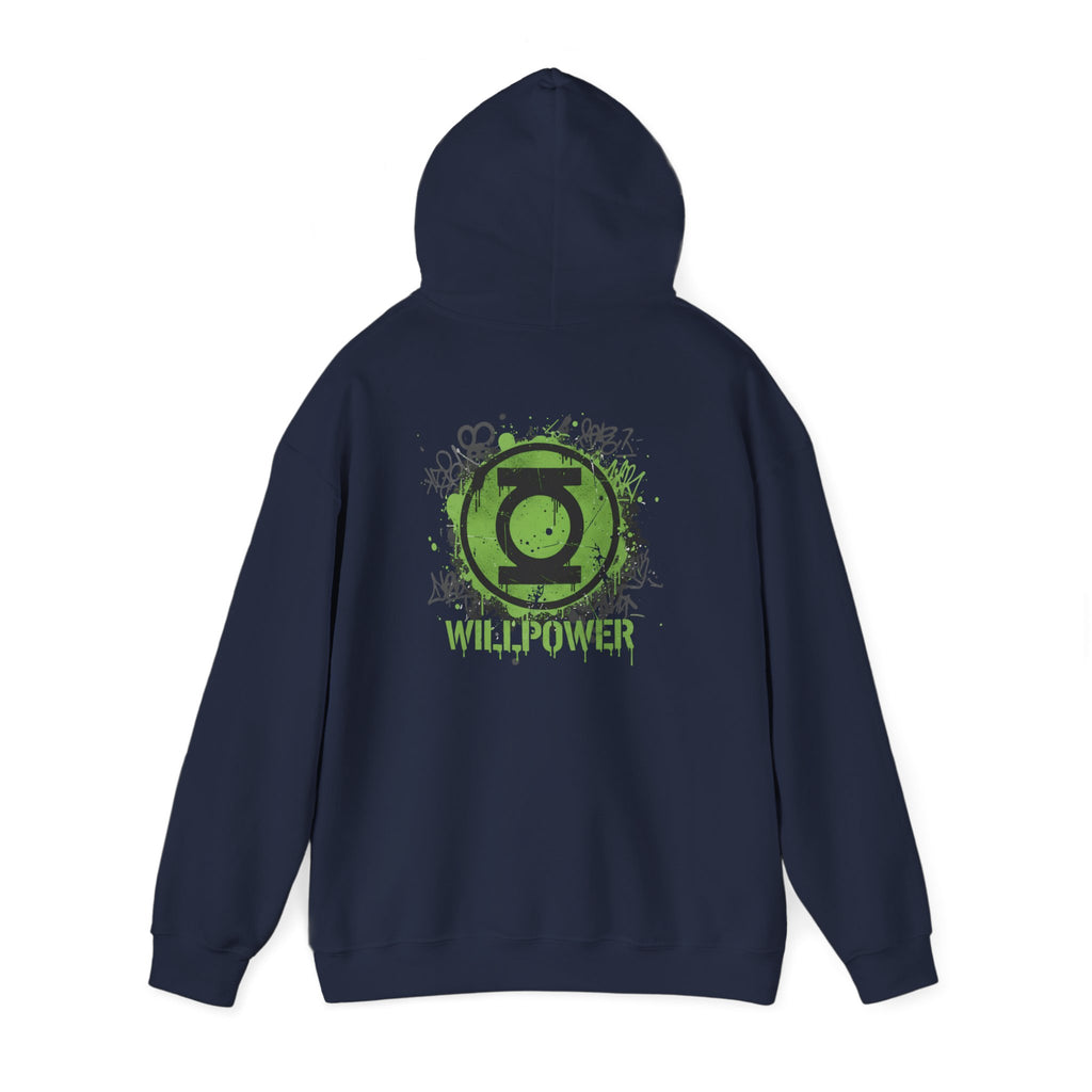 Green Lantern "Willpower" Hoodie — Comic Superhero Hooded Sweatshirt