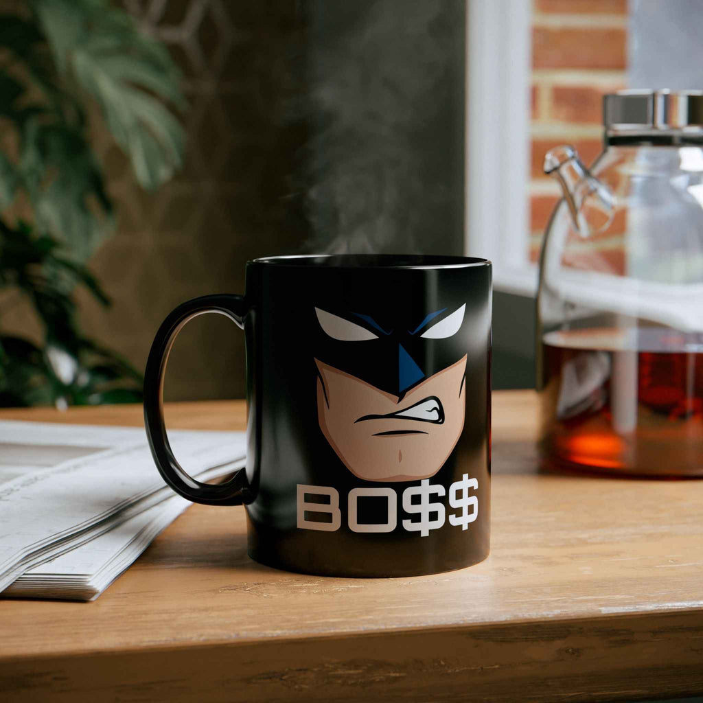 Batman Grumpy BOSS Office Humor Coffee Mug