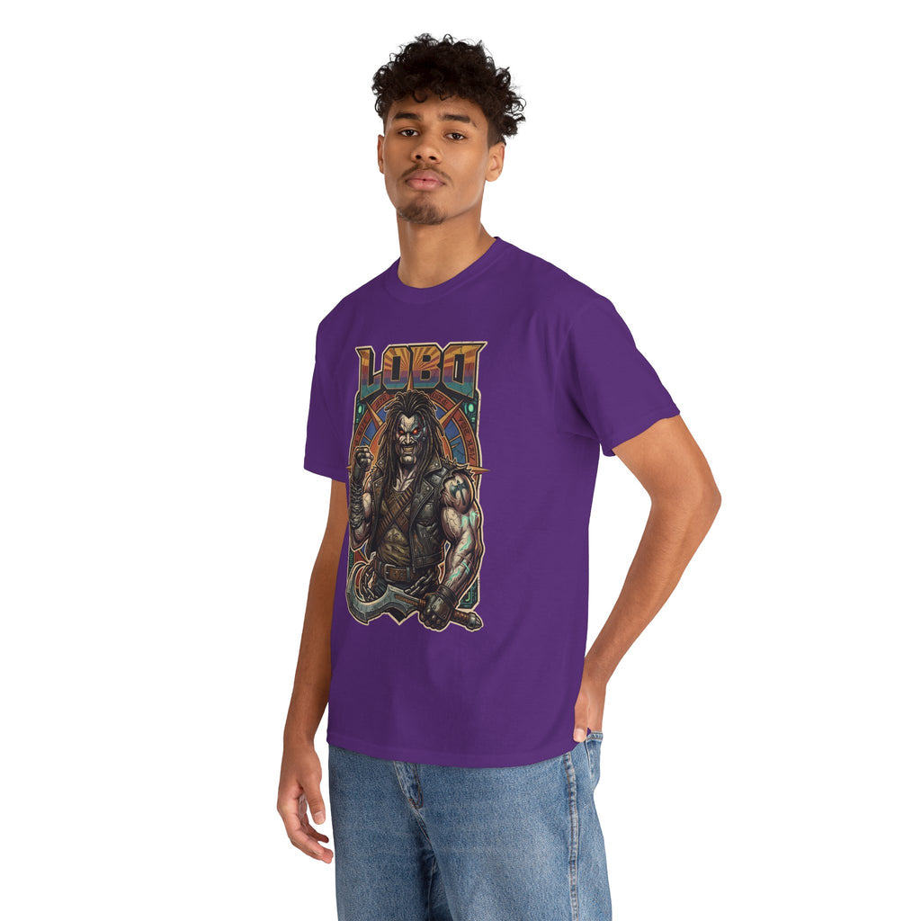 Lobo Warrior Graphic Tee – Jason Momoa’s DCU Czarnian Bounty Hunter T‑Shirt