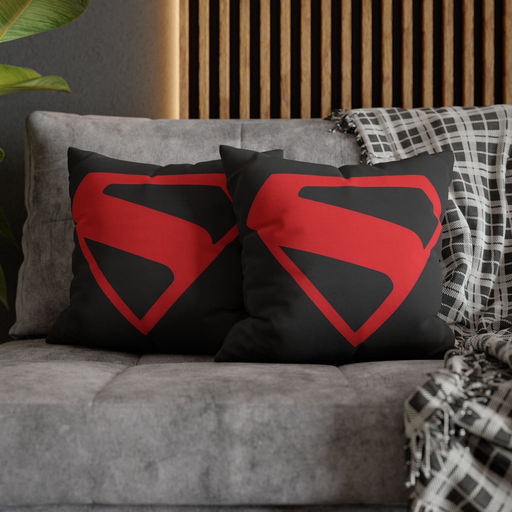 Superman 2025 Square Throw Pillowcase — Superhero Home Decor