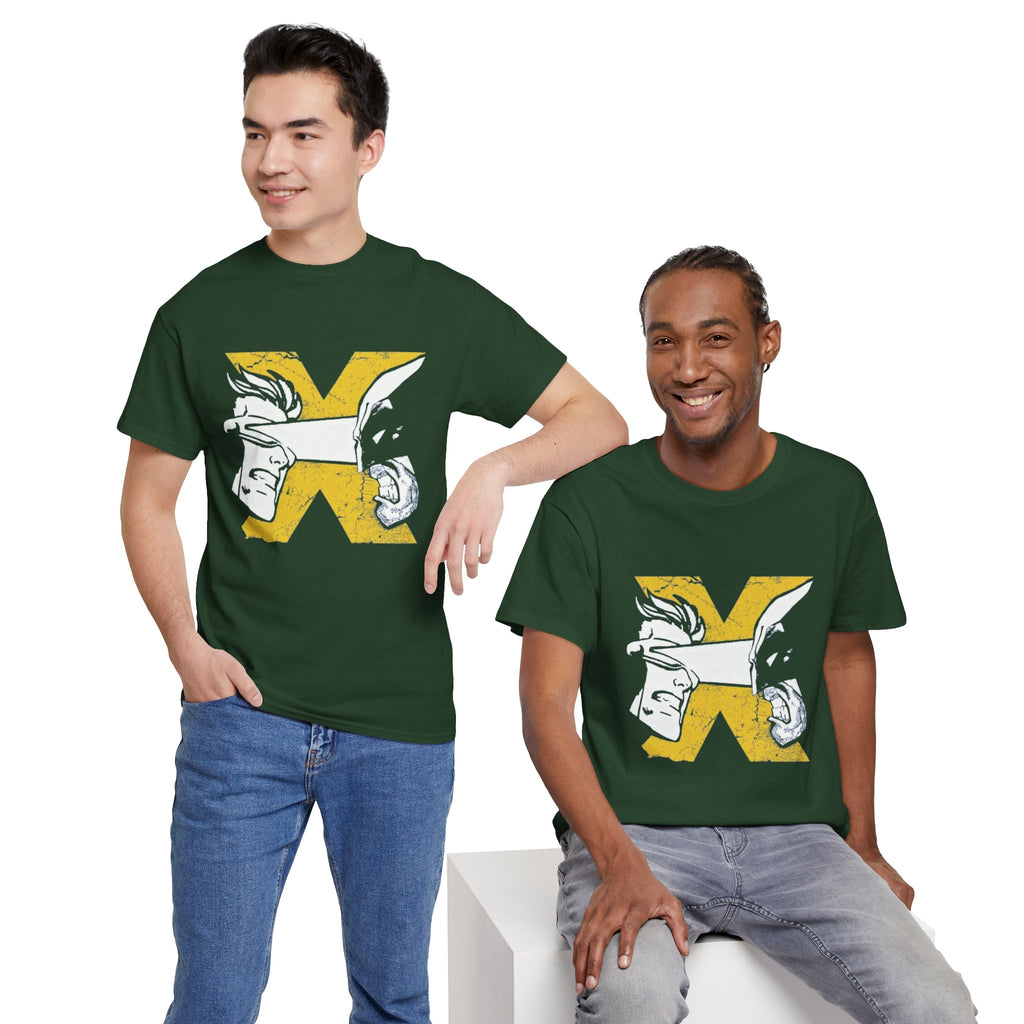 Wolverine vs Cyclops Vintage Graphic Tee — X‑Men Fan Shirt