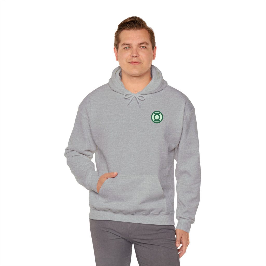 Green Lantern "Willpower" Hoodie — Comic Superhero Hooded Sweatshirt