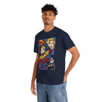 DC Girls Superhero Collage T‑Shirt — Wonder Woman, Supergirl & Batgirl Comic Tee