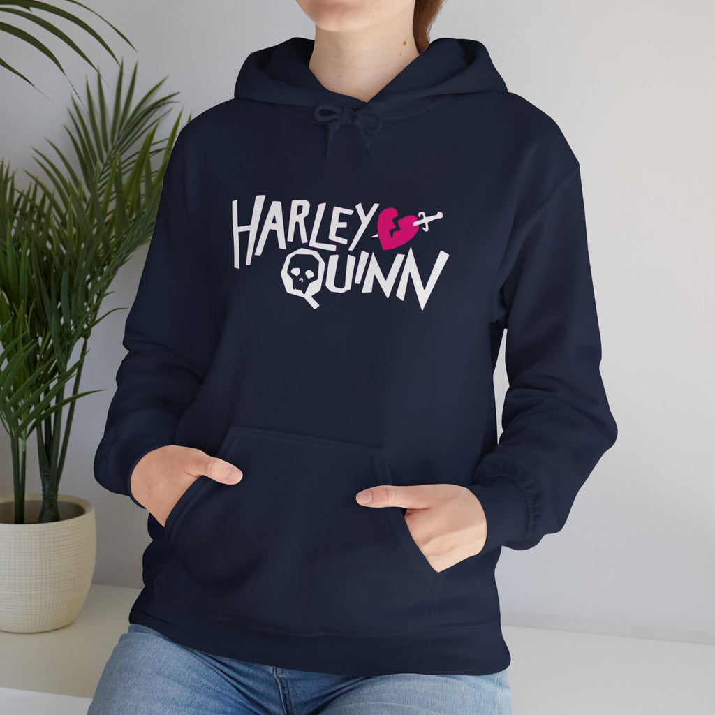 Harley Quinn Mad Love Graphic T‑Shirt – Skull Heart Edition