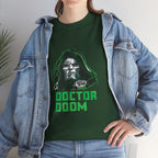 Doctor Doom Retro Green Villain Portrait T-Shirt — Avengers Graphic Tee
