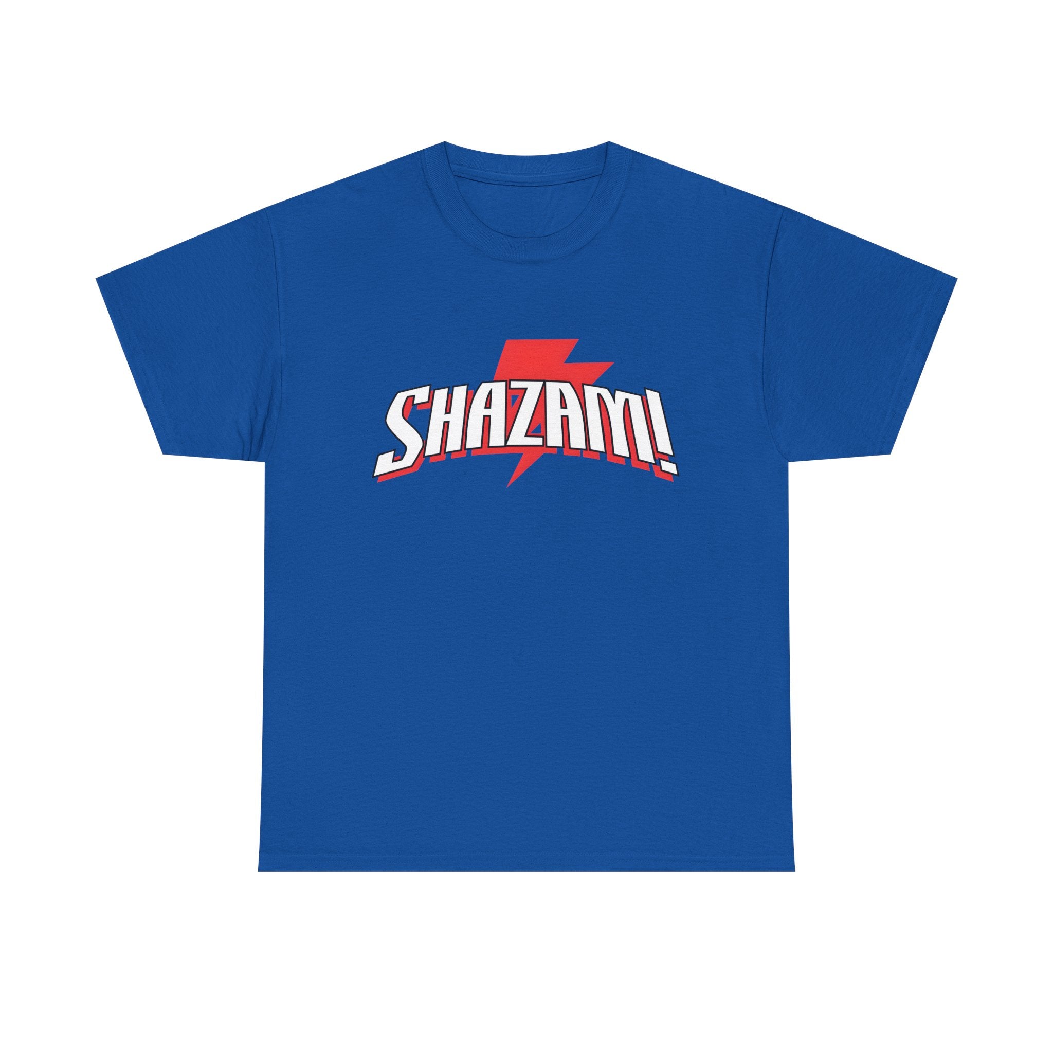 Shazam! Lightning Logo T-Shirt — Retro Comic Superhero Tee