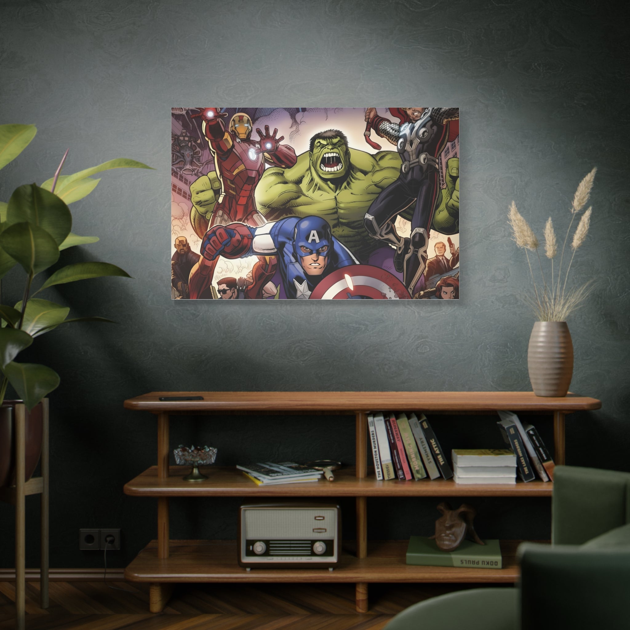 Superhero Canvas Art - Avengers Wall Decor