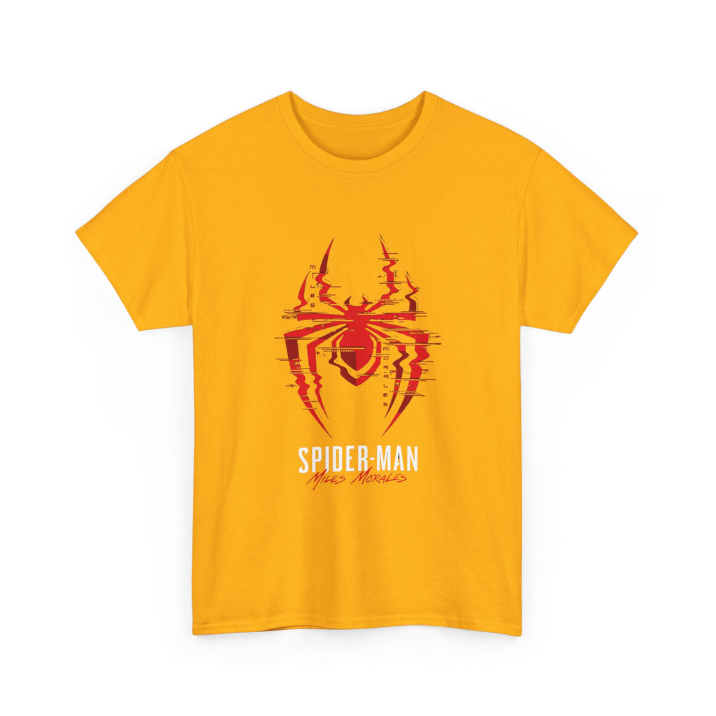 Marvel Spider-Man Miles Morales Glitch T-Shirt – Gamer Style Streetwear Tee