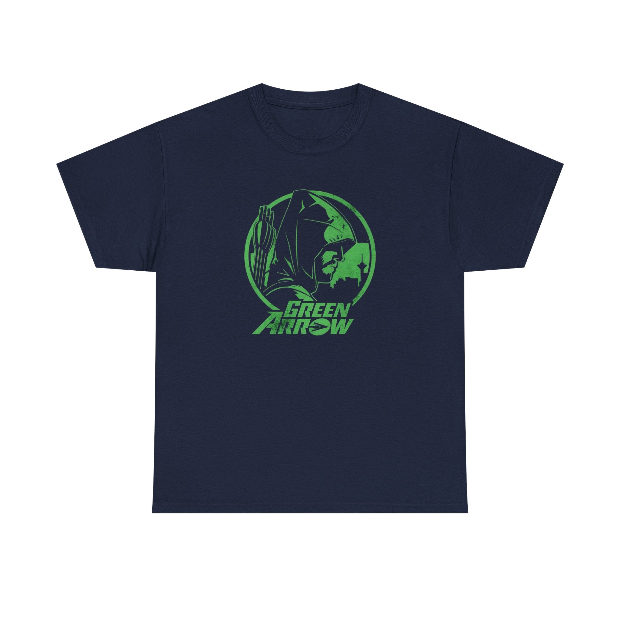 DC Green Arrow Graphic Tee — Oliver Queen - The Arrow Archer Logo T-Shirt