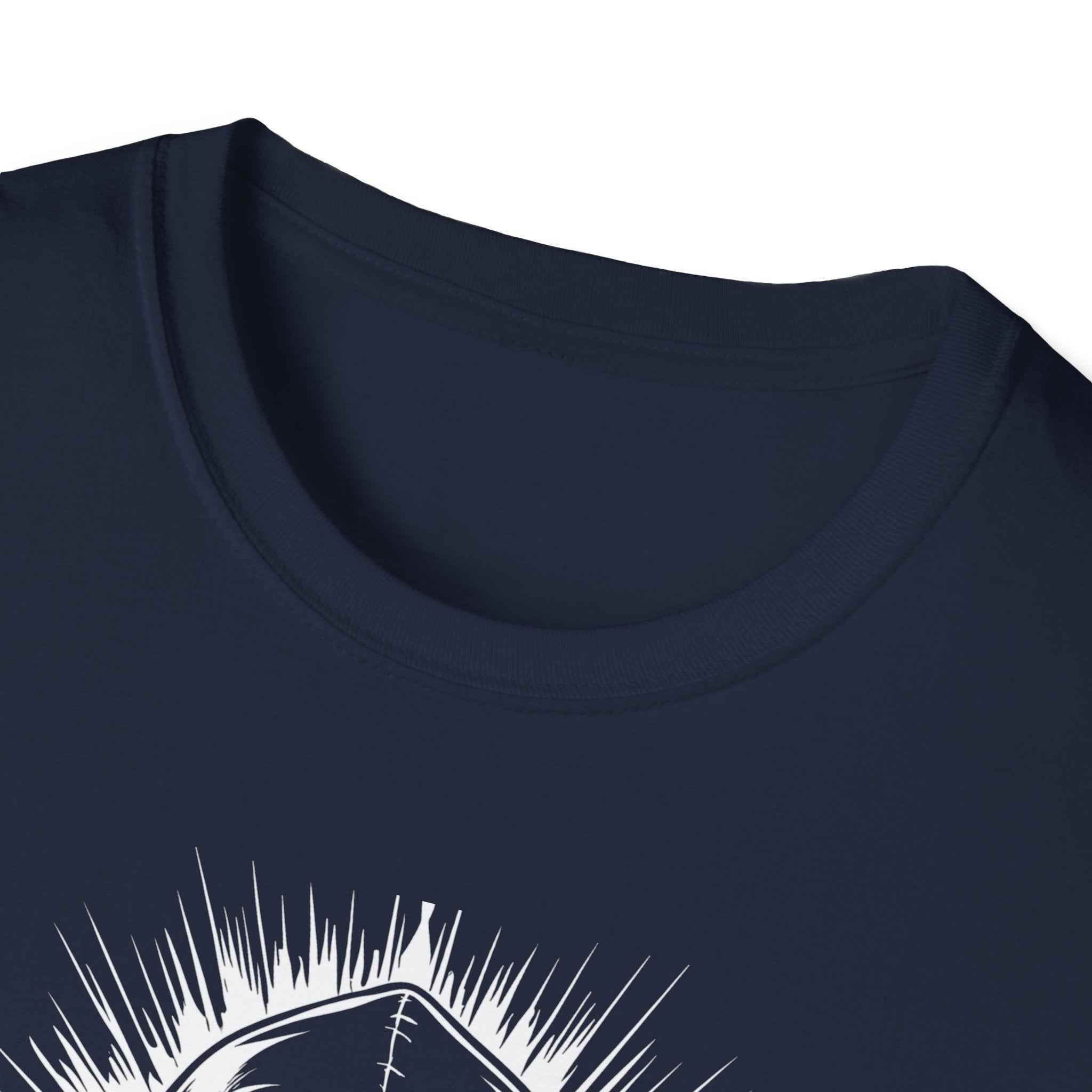 Dark Inside Unisex Softstyle T-Shirt, Skull Graphic Tee, Alternative Fashion, Halloween Costume, Gothic Style, Unisex Casual Wear