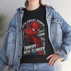 Marvel Spider-Man 'Gives the Finger' Comic Tee — Web-Slinger Graphic T-Shirt