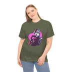Catwoman Neon Heart Retro Comic T-Shirt — Catwoman Anti-Hero Tee