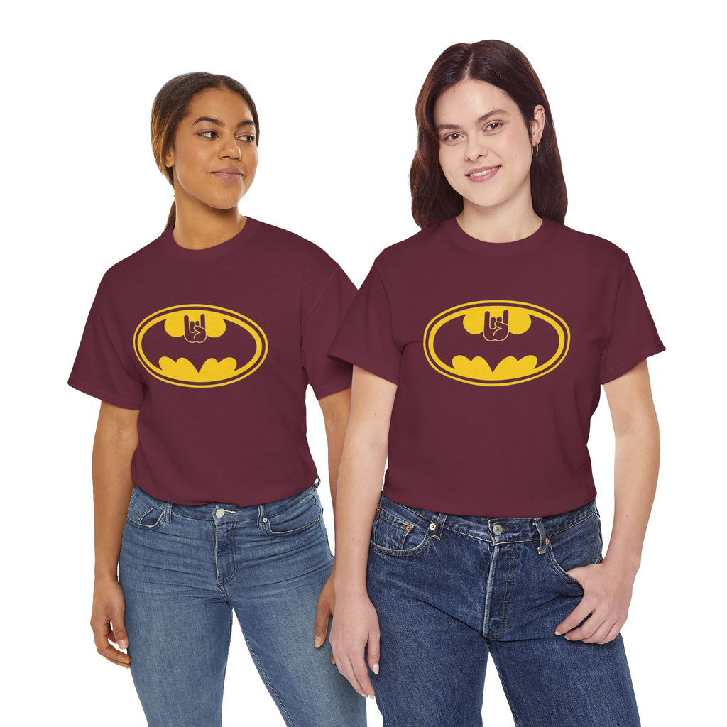 Batman Classic Rock And Roll Logo Unisex Premium T-Shirt
