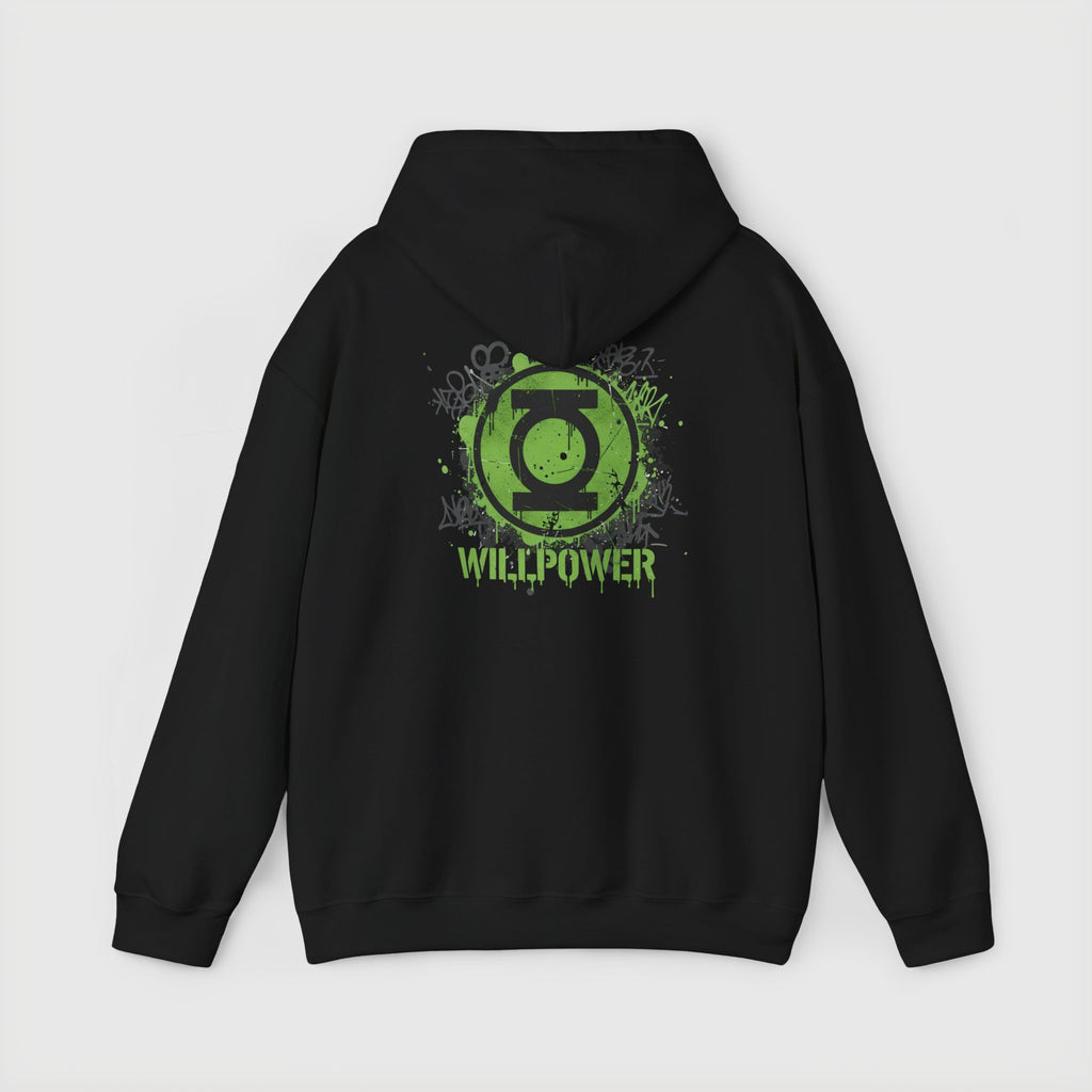 Green Lantern "Willpower" Hoodie — Comic Superhero Hooded Sweatshirt