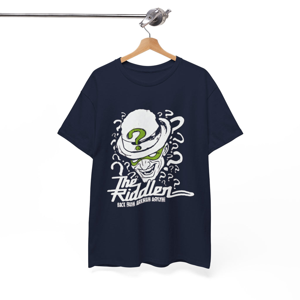 The Riddler T-Shirt – Vintage DC Batman Villain Graphic Tee | Gotham Puzzle Design