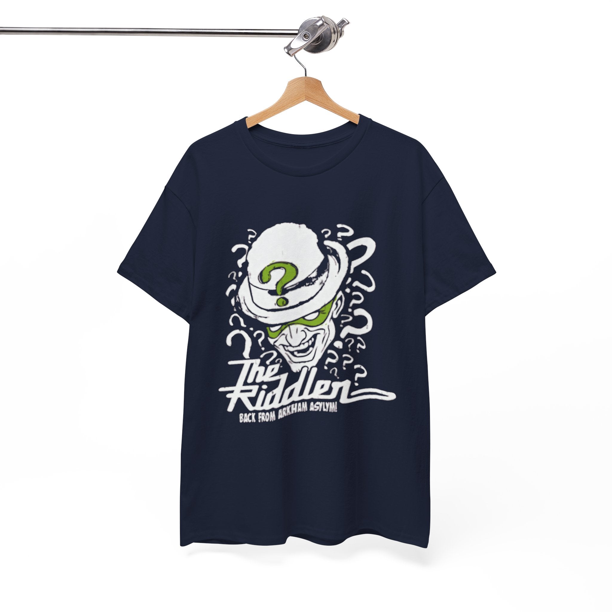 The Riddler T-Shirt – Vintage DC Batman Villain Graphic Tee | Gotham Puzzle Design