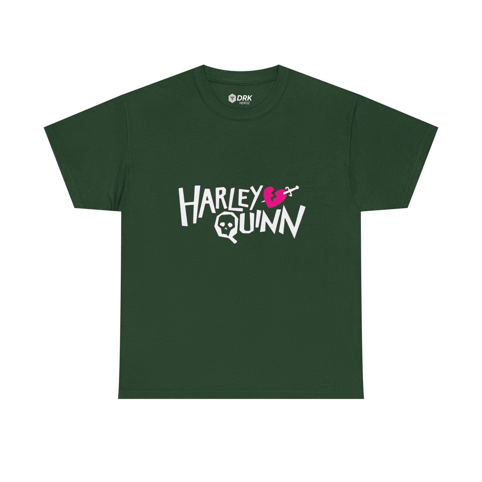 Harley Quinn Skull Heart Shirt – DC Comics Villain Graphic Tee