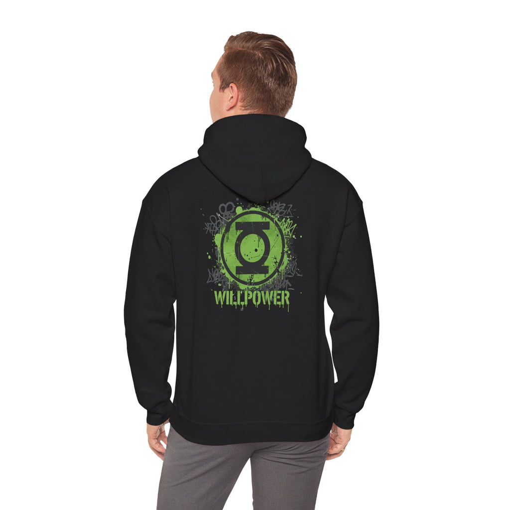 Green Lantern "Willpower" Hoodie — Comic Superhero Hooded Sweatshirt