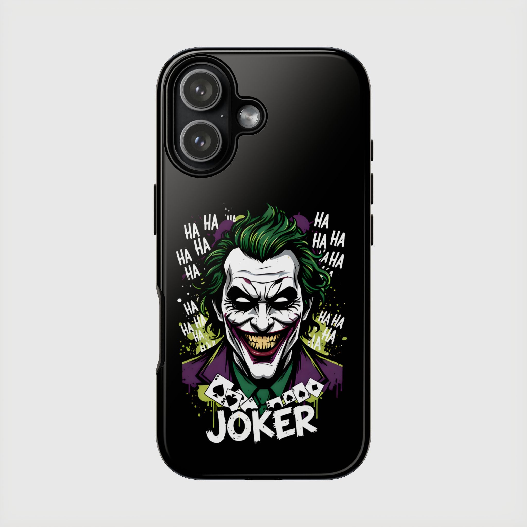 Joker "Bad Joke" DC Villain Hard Case for iPhone 17, 17 Air, 17 Pro Max, 16, 15, 14