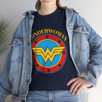 Wonder Woman Retro Logo Unisex T-Shirt - Classic DC Justice League Amazon Warrior Emblem Shirt