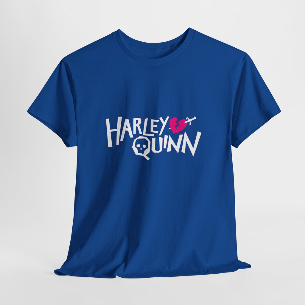 Harley Quinn Skull Heart Shirt – DC Comics Villain Graphic Tee