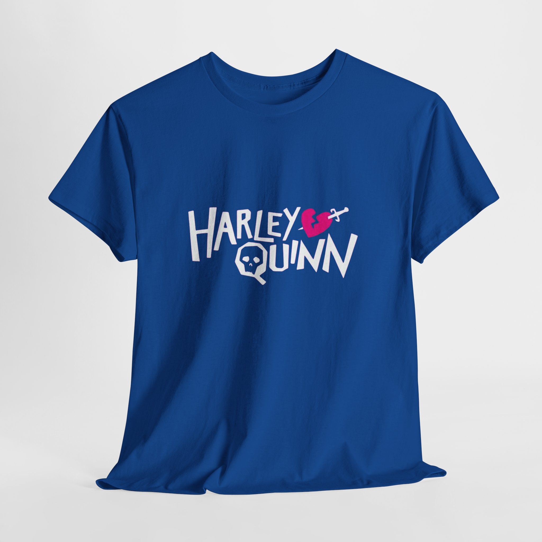 Harley Quinn Skull Heart Shirt – DC Comics Villain Graphic Tee
