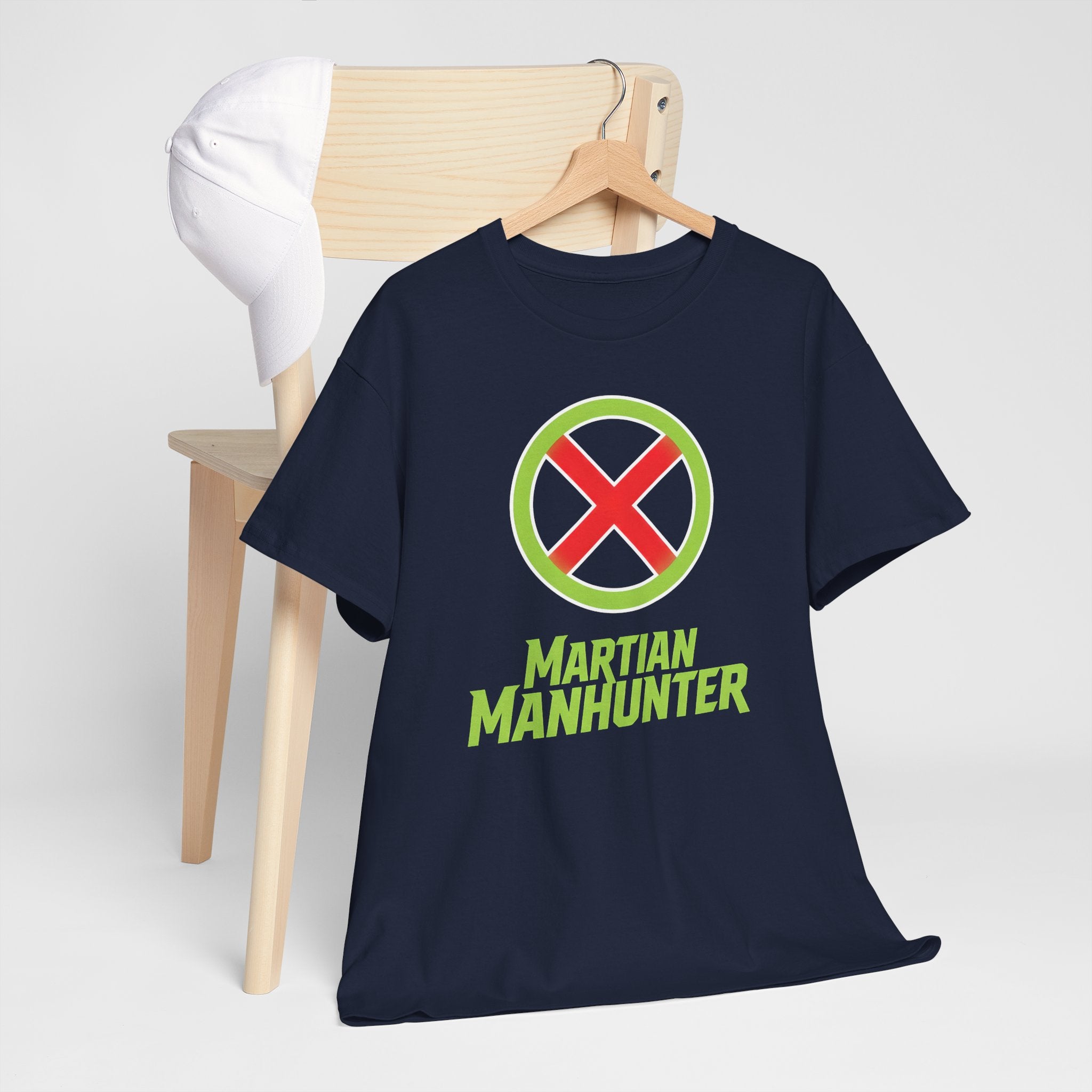 Justice League Martian Manhunter T-Shirt — J'onn J'onzz DC Superhero Cotton Tee