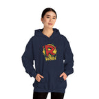 DC Robin Graffiti Hoodie — Dick Grayson "R" Street Art Pullover