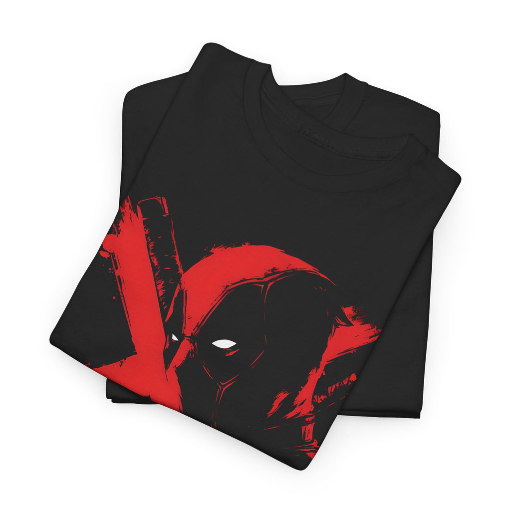Deadpool Marvel Rivals Graphic Tee — Red X Masked Wade Wilson T-shirt