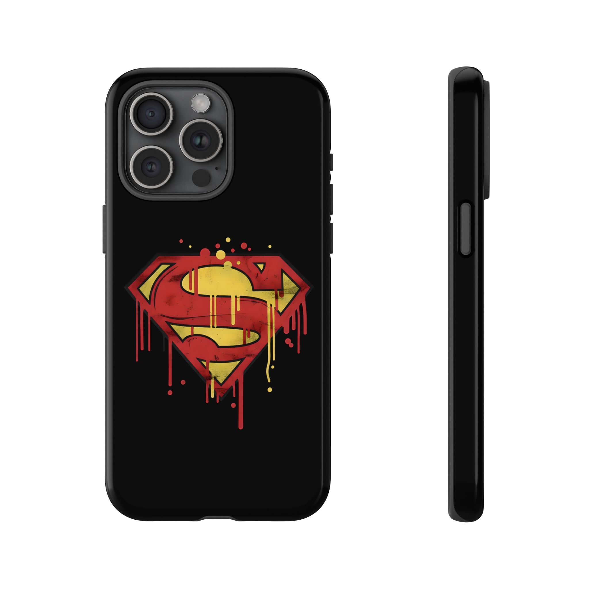Superman Graphiti Hard iPhone Case - Drkheroz