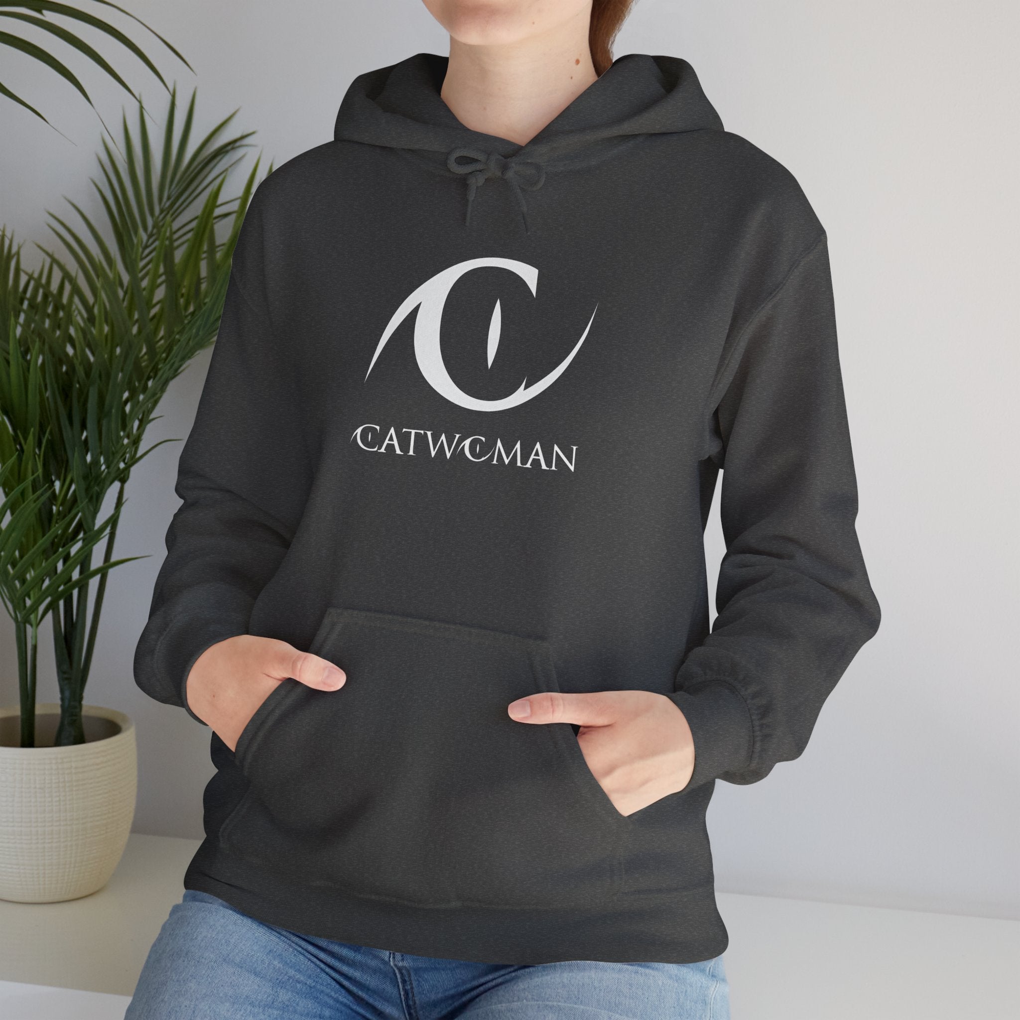 Catwoman Hoodie– Big Eye Graphic | DC Comics Stylish Pullover