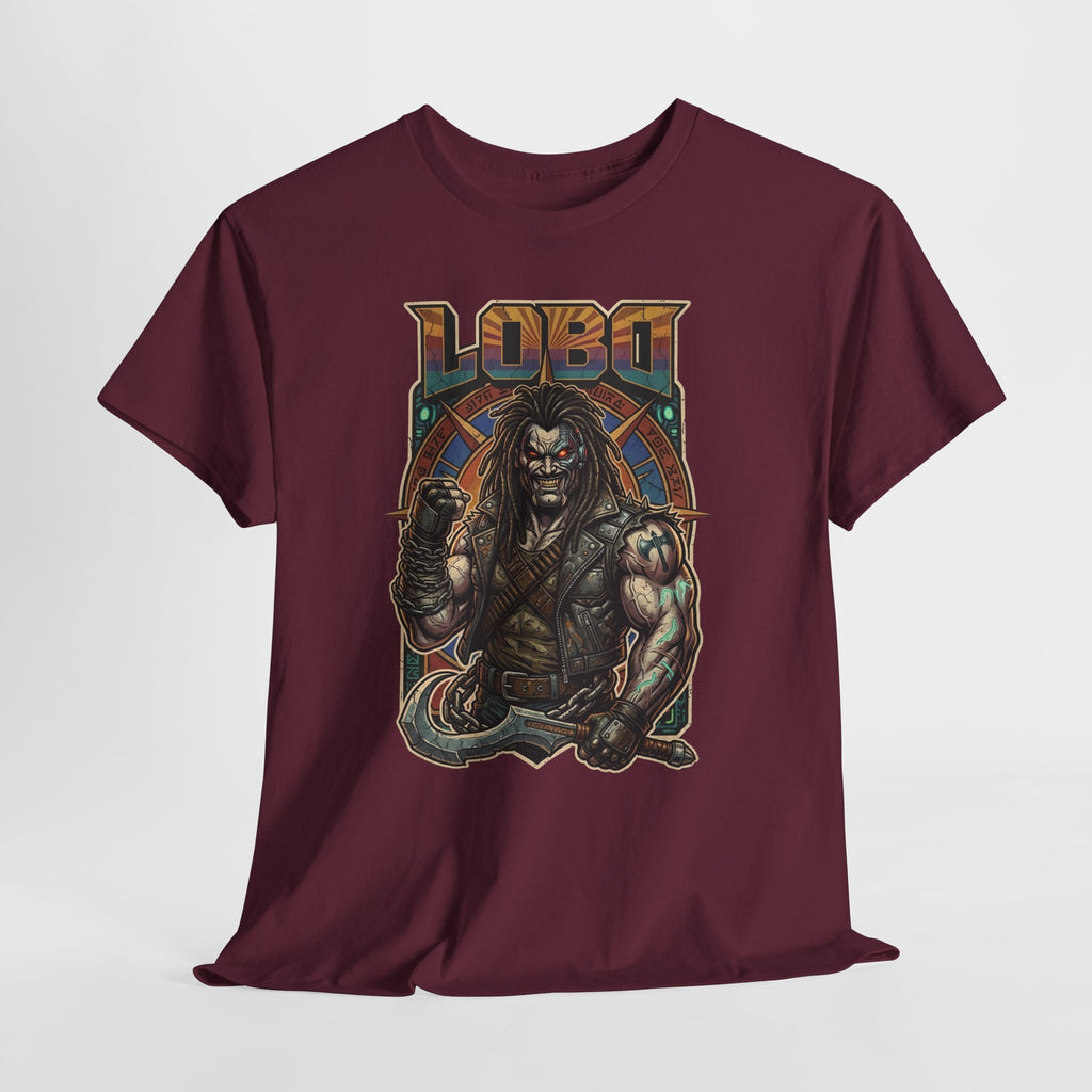 Lobo Warrior Graphic Tee – Jason Momoa’s DCU Czarnian Bounty Hunter T‑Shirt