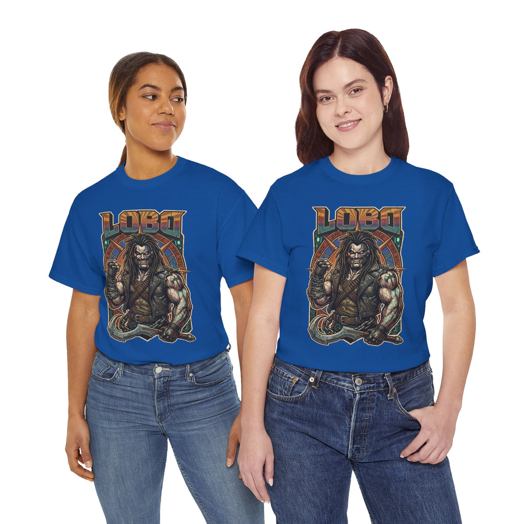 Lobo Warrior Graphic Tee – Jason Momoa’s DCU Czarnian Bounty Hunter T‑Shirt