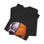 DC Deathstroke Skull Graphic T-Shirt — Slade Wilson Half-Mask Tee