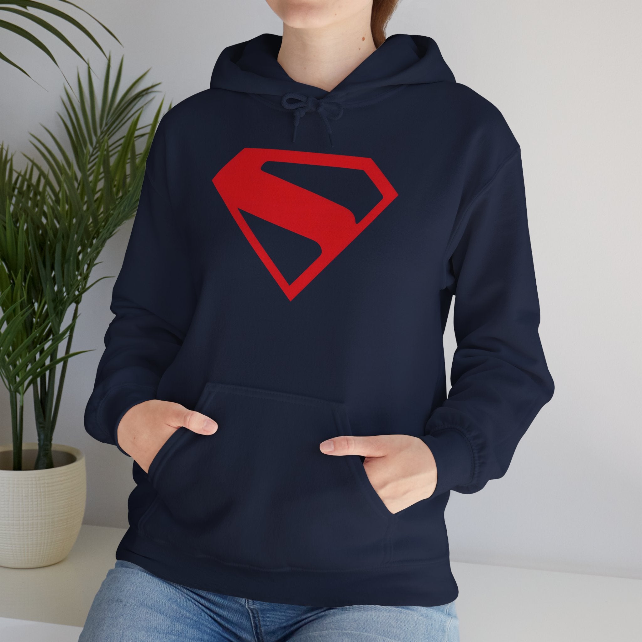 Kingdom Come Superman Logo Hoodie — Vintage Brandon Routh S Shield Sweatshirt