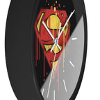Superman Bleeding Logo Wall Clock — DC Clark Kent Home Decor