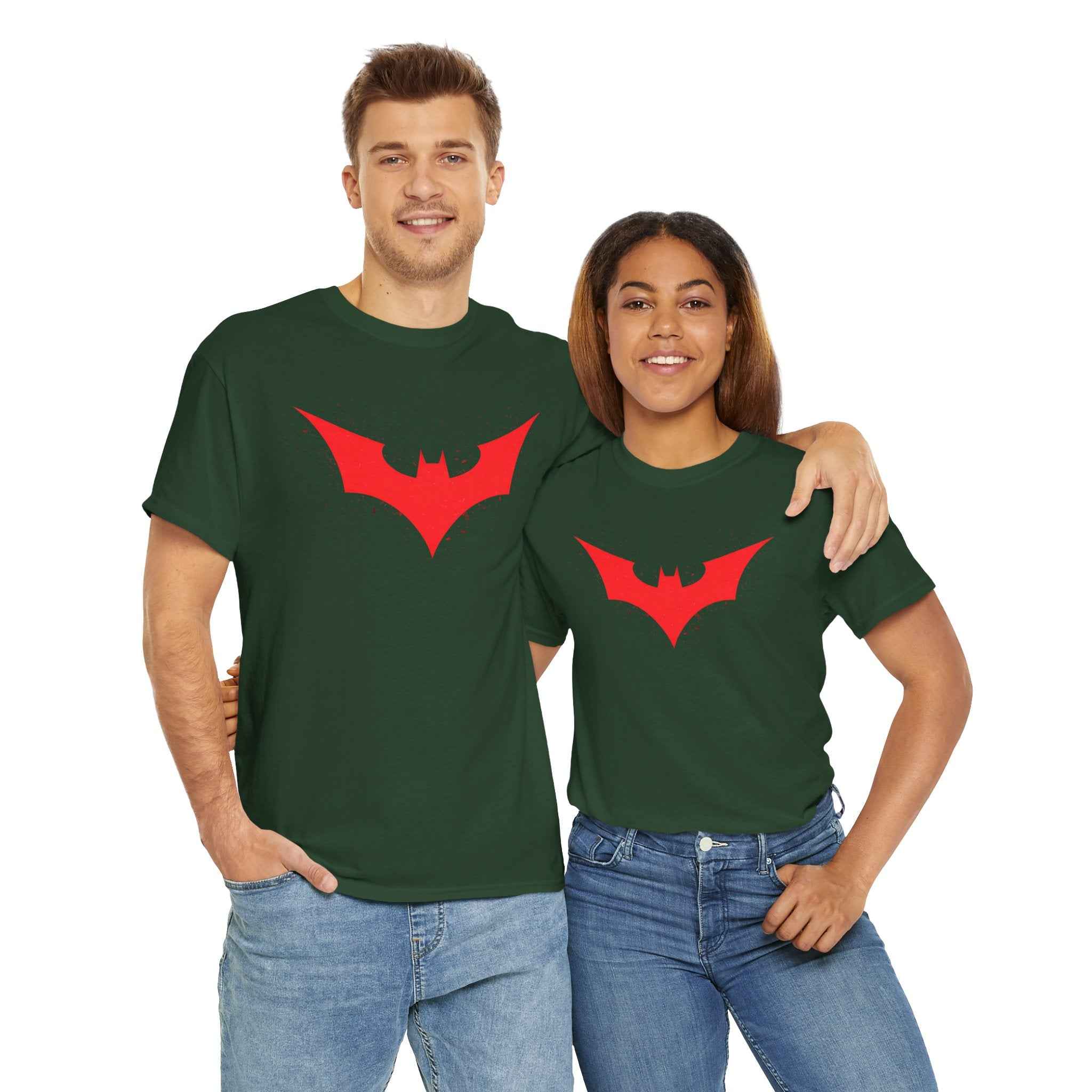 Unisex Batman Beyond Neo-Gotham Red Logo T-Shirt